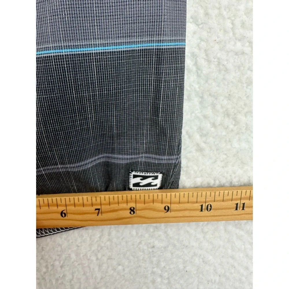 Billabong All Day Heather Pro Swim‎ Trunks All Day Heat, Size 29, Gray and Blue